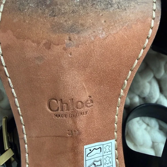 Chloé Women's Rebecca Ankle Strap Slingback Buckled High Heel Sandals - Picture 6 of 11